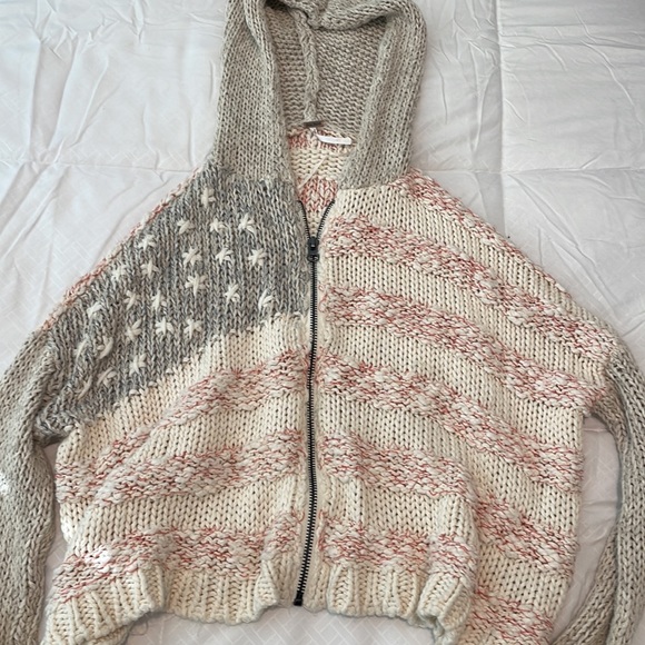 Free People Hoodie Stars and Stripes - Picture 2 of 8